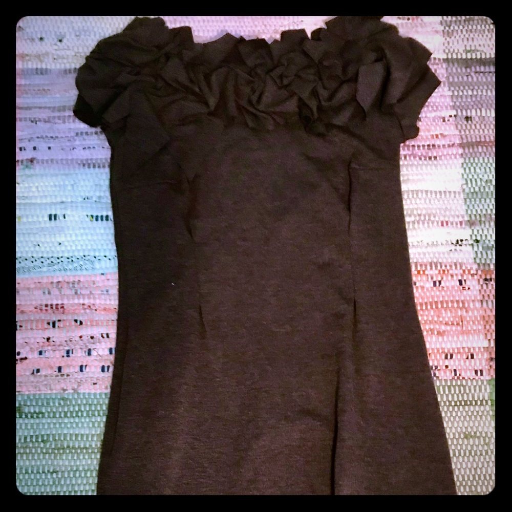 Pamela Dennis Off-The-Shoulder Dress